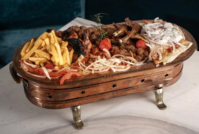 Copper boat mixed grill